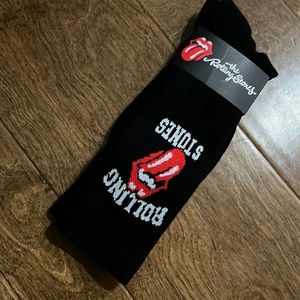 NWT Rolling Stones Crew Socks, OS